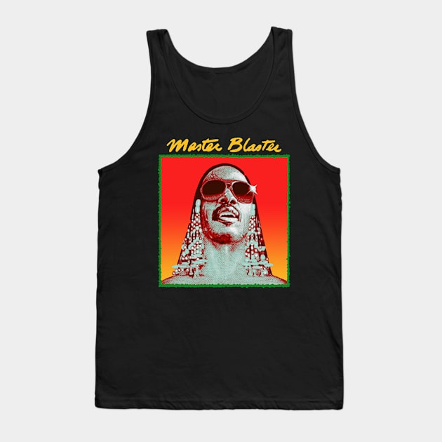 Stevie Master Blaster Mint Tank Top by OliverIsis33